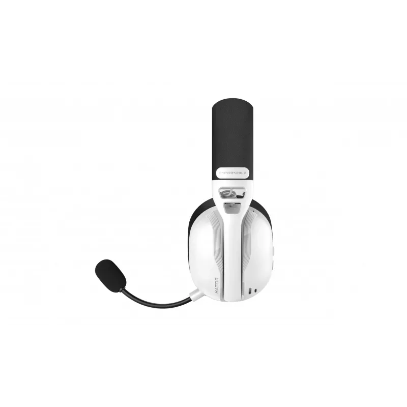 HATOR Hyperpunk 3 Wireless peakomplekt juhtmega ja juhtmevaba peakomplekt Peapael Mängimine USB USB-C / USB Type-A Bluetooth Valge