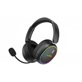 HATOR Phoenix 2 Wireless peakomplekt juhtmega ja juhtmevaba peakomplekt peakinnitusega mängimiseks USB USB-C / USB Type-A Bluetooth must