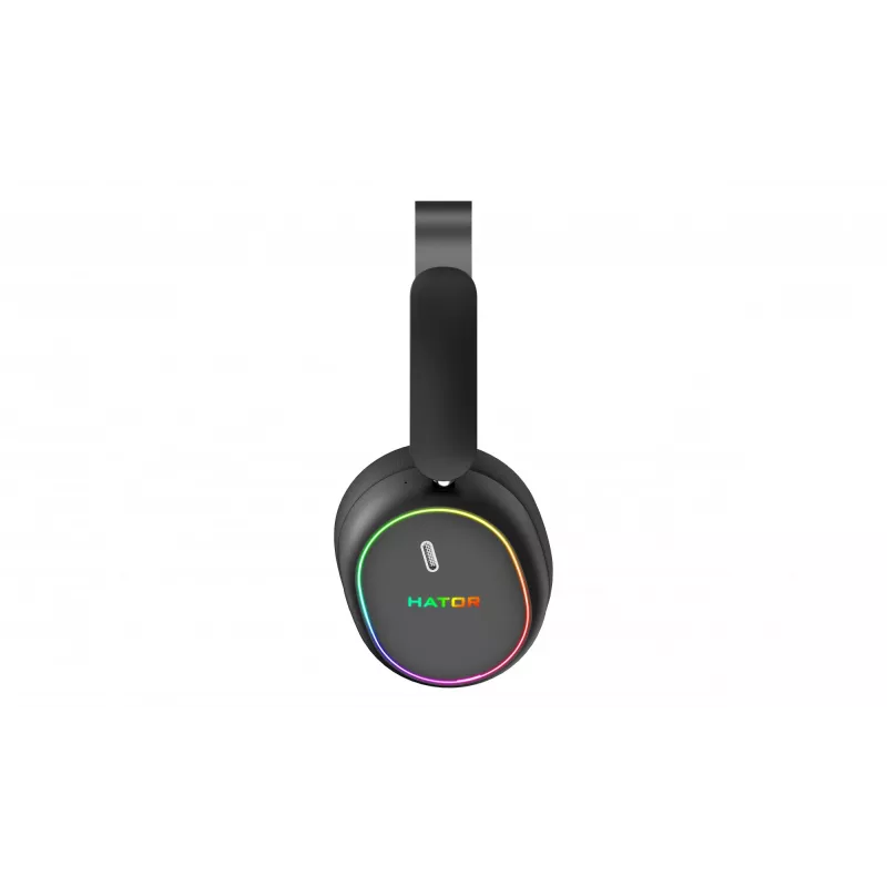 HATOR Phoenix 2 Wireless peakomplekt juhtmega ja juhtmevaba peakomplekt peakinnitusega mängimiseks USB USB-C / USB Type-A Bluetooth must