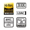 HATOR Phoenix 2 Wireless Peakomplekt Wired & Wireless Peapael Gaming USB USB-C / USB Type-A Bluetooth Valge