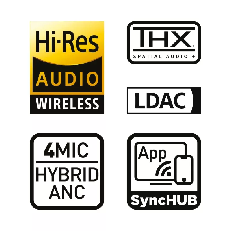 HATOR Hypergang 3 Wireless Peakomplekt Peapael Mängude jaoks USB USB-C / USB Type-A Bluetooth Must