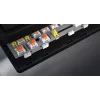 HATOR Rockfall 3 TKL Wireless, must, QMK/VIA, OMA profiiliga valge-mustad klahvikatted Klaviatuur - lineaarsed mehaanilised hotswap lülitid - US - ANSI paigutus (HTK850)