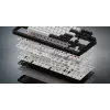 HATOR Rockfall 3 TKL Wireless, must, QMK/VIA, OMA profiiliga valge-mustad klahvikatted Klaviatuur - lineaarsed mehaanilised hotswap lülitid - US - ANSI paigutus (HTK850)