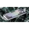 HATOR Rockfall 3 TKL Wireless, must, QMK/VIA, OMA profiiliga valge-mustad klahvikatted Klaviatuur - lineaarsed mehaanilised hotswap lülitid - US - ANSI paigutus (HTK850)