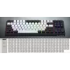 HATOR Rockfall 3 TKL Wireless, must, QMK/VIA, OMA profiiliga valge-mustad klahvikatted Klaviatuur - lineaarsed mehaanilised hotswap lülitid - US - ANSI paigutus (HTK850)