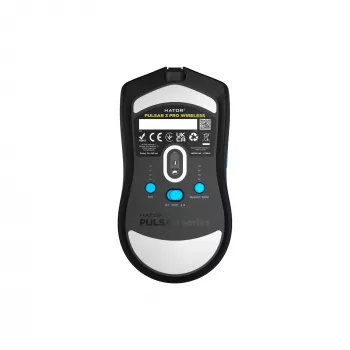 HATOR Pulsar 3 PRO Wireless hiir Mängimine Paremakäeline RF-juhtmevaba + Bluetooth + USB Type-A Optiline 30000 DPI
