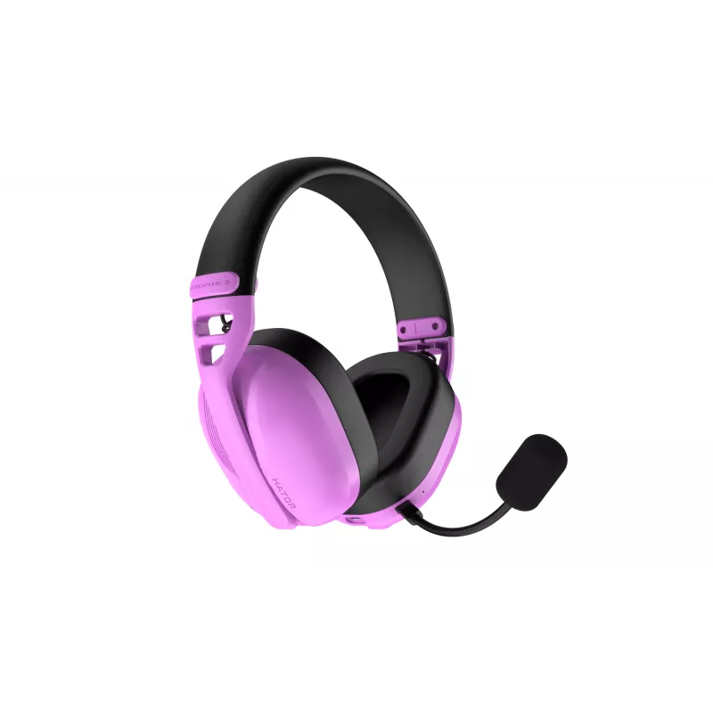 HATOR Hyperpunk 3 Wireless peakomplekt juhtmega ja juhtmevaba peakomplekt Peakomplekti sang Mängimine USB USB-C / USB Type-A Bluetooth Violetne