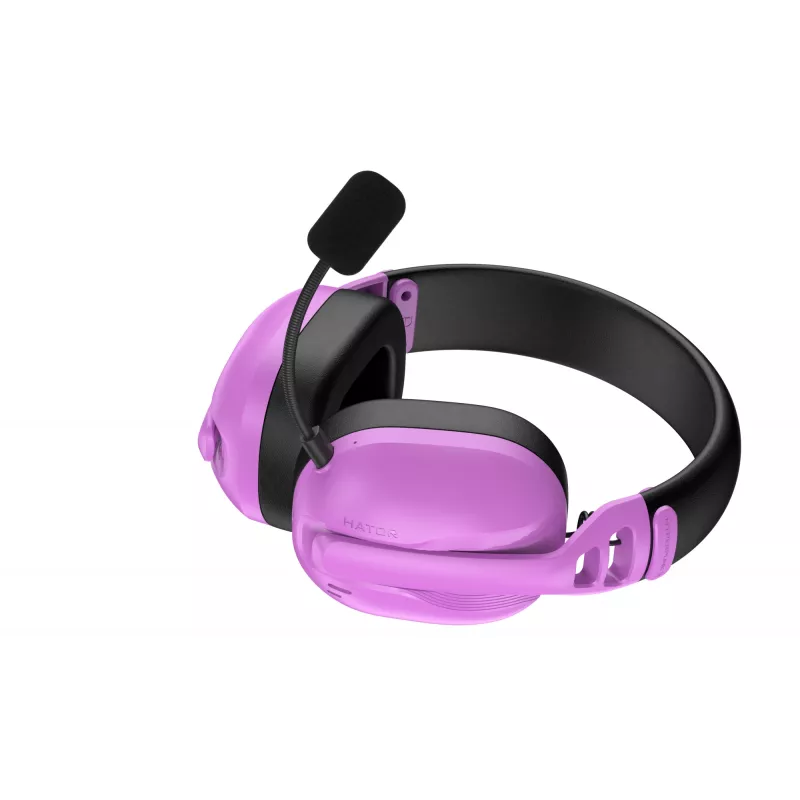 HATOR Hyperpunk 3 Wireless peakomplekt juhtmega ja juhtmevaba peakomplekt Peakomplekti sang Mängimine USB USB-C / USB Type-A Bluetooth Violetne