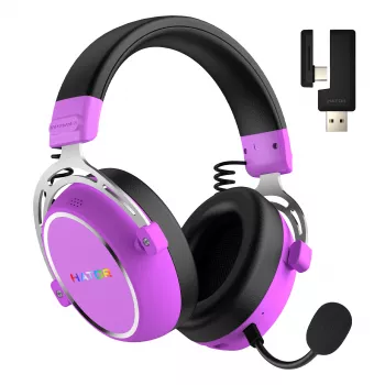 HATOR Hypergang 3 Wireless Peakomplekt Peavõru Mängimine USB USB-C / USB Type-A Bluetooth Violetne