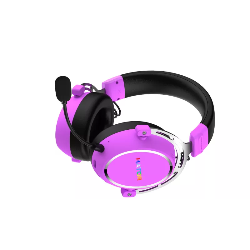 HATOR Hypergang 3 Wireless Peakomplekt Peavõru Mängimine USB USB-C / USB Type-A Bluetooth Violetne