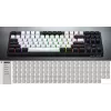 HATOR Rockfall 3 TKL Wireless, valge, QMK/VIA, OMA profiil valge-must klaviatuuriklahvid - lineaarsed mehaanilised hotswap lülitid - US - ANSI paigutus