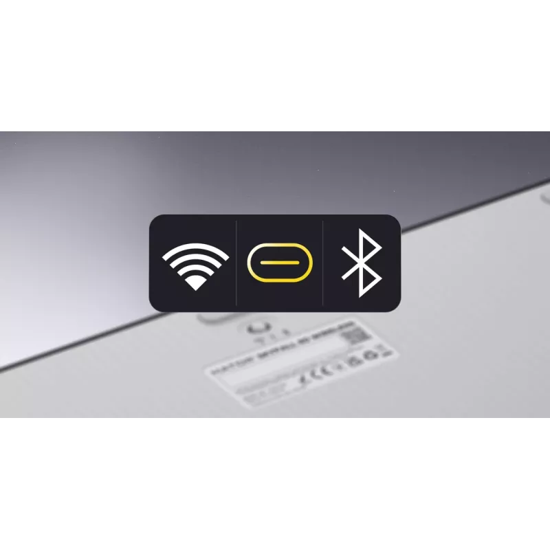 HATOR Skyfall Wireless 80 klaviatuur mängimiseks USB+RF-juhtmevaba+Bluetooth QWERTY USA inglise must, valge