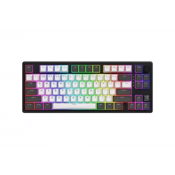 HATOR Skyfall Pro Wireless 80 klaviatuur Mängimine USB + RF juhtmevaba + Bluetooth QWERTY USA inglise Must, Hall