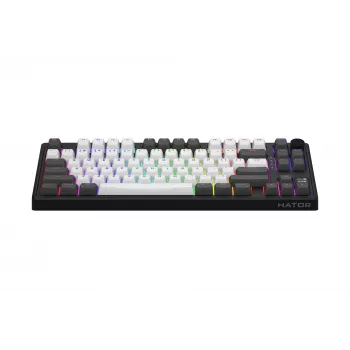 HATOR Skyfall Pro Wireless 80 klaviatuur Mängimine USB + RF juhtmevaba + Bluetooth QWERTY USA inglise Must, Hall