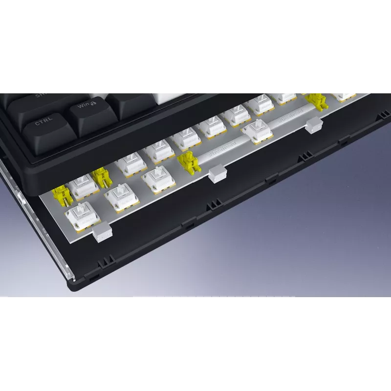 HATOR Skyfall Pro Wireless 80 klaviatuur Mängimine USB + RF juhtmevaba + Bluetooth QWERTY USA inglise Must, Hall