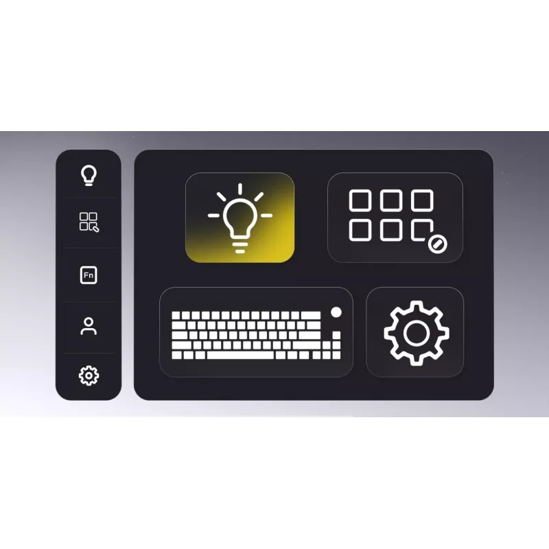 HATOR Skyfall Pro Wireless 80 klaviatuur Mängimine USB + RF juhtmevaba + Bluetooth QWERTY USA inglise Must, Hall