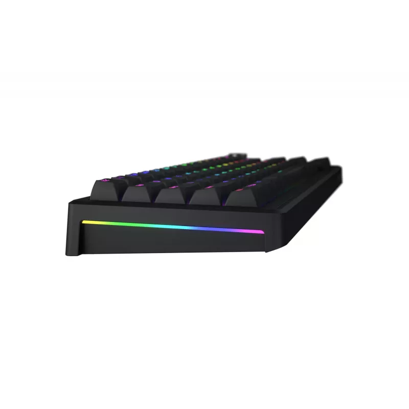 HATOR Skyfall 65 juhtmega, mehaaniline, USB-C, Aurum Sterling, 70M vajutust, RGB, must, 790g