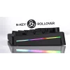 HATOR Skyfall 65 juhtmega, mehaaniline, USB-C, Aurum Sterling, 70M vajutust, RGB, must, 790g