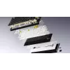 HATOR Skyfall Wireless 65 klaviatuur Mängimine USB + RF juhtmevaba + Bluetooth QWERTY USA inglise Must, Valge