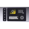 HATOR Skyfall Wireless 65 klaviatuur Mängimine USB + RF juhtmevaba + Bluetooth QWERTY USA inglise Must, Valge