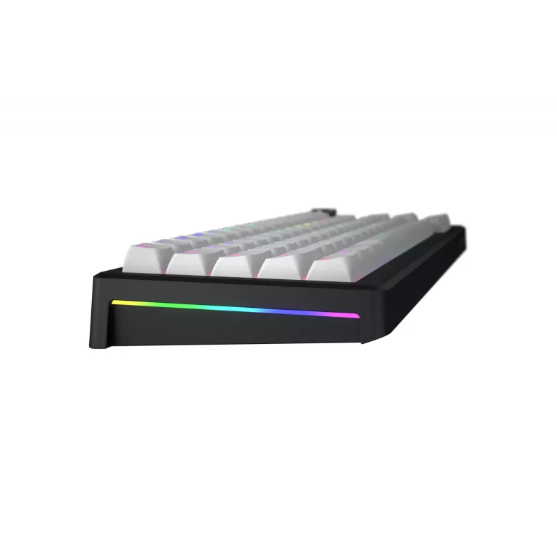 HATOR Skyfall 65 MAG ULTRA 8K klaviatuur Mängimine USB QWERTY USA inglise Must, Valge