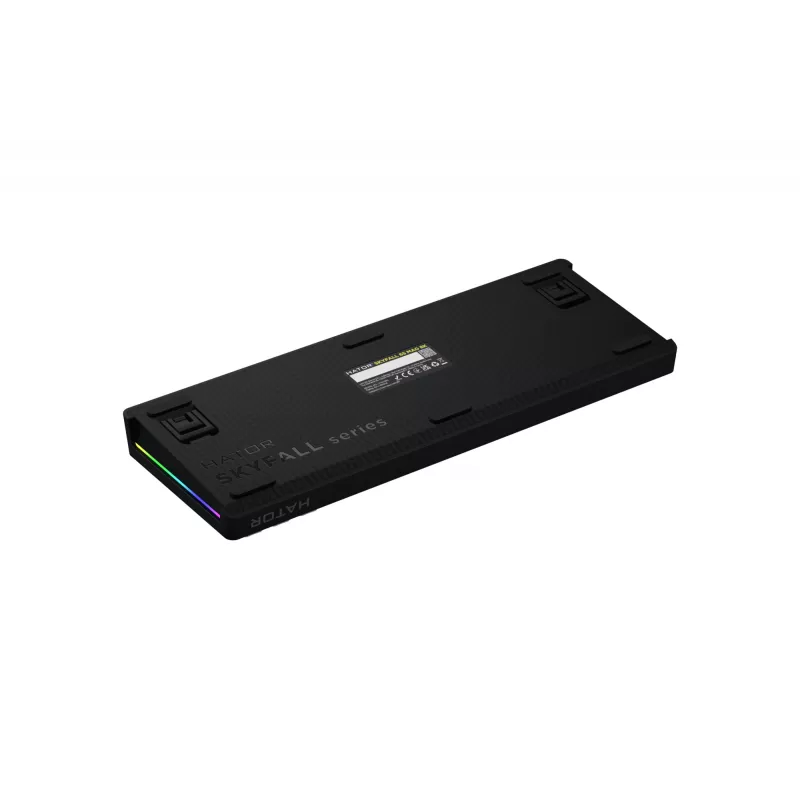 HATOR Skyfall 65 MAG ULTRA 8K klaviatuur Mängimine USB QWERTY USA inglise Must, Valge
