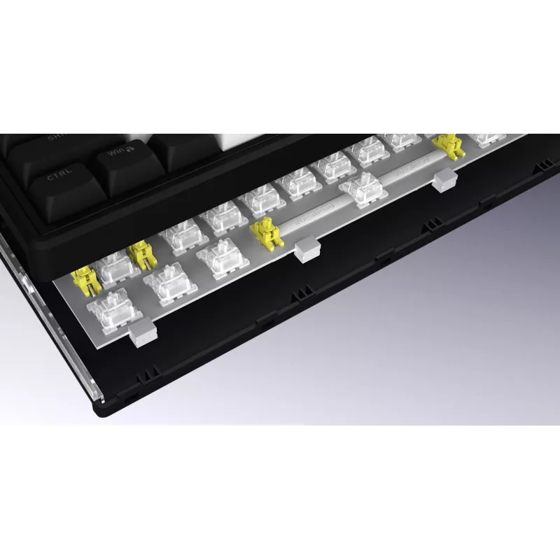 HATOR Skyfall 65 MAG ULTIMA 8K juhtmevaba klaviatuur Mängimine USB + RF Wireless + Bluetooth QWERTY US English Must, Valge