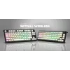 HATOR Skyfall Wireless 100 klaviatuur Mängimine USB + RF-juhtmevaba + Bluetooth QWERTY USA inglise Must, Valge