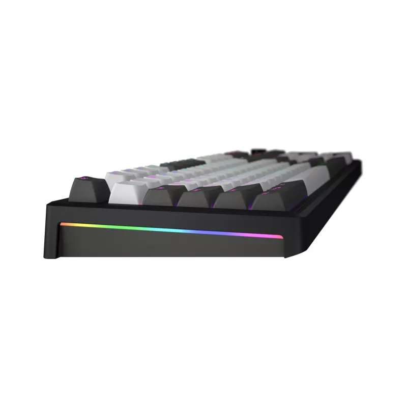 HATOR Skyfall Pro Wireless 100 klaviatuur – mängurile – USB + RF-juhtmevaba + Bluetooth – QWERTY – USA inglise – must, hall