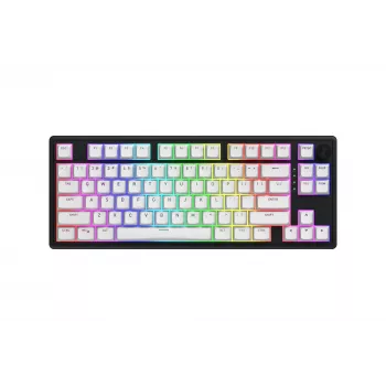 HATOR Skyfall 80 MAG ULTRA 8K klaviatuur Mängimine USB QWERTY USA inglise Must, Valge