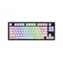HATOR Skyfall 80 MAG ULTRA 8K klaviatuur Mängimine USB QWERTY USA inglise Must, Valge