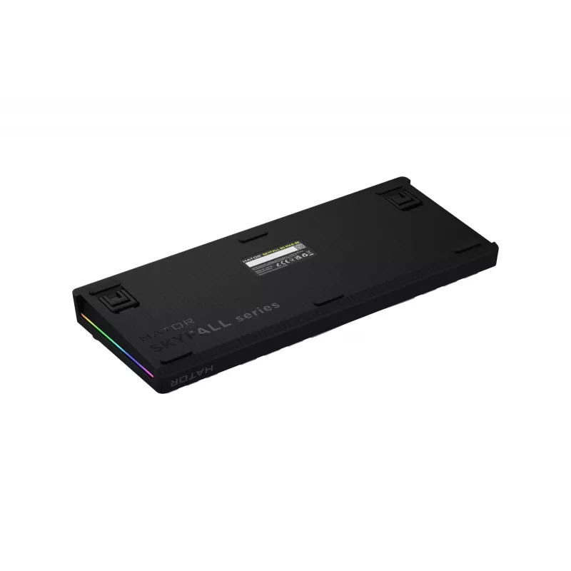 HATOR Skyfall 80 MAG ULTRA 8K klaviatuur Mängimine USB QWERTY USA inglise Must, Valge