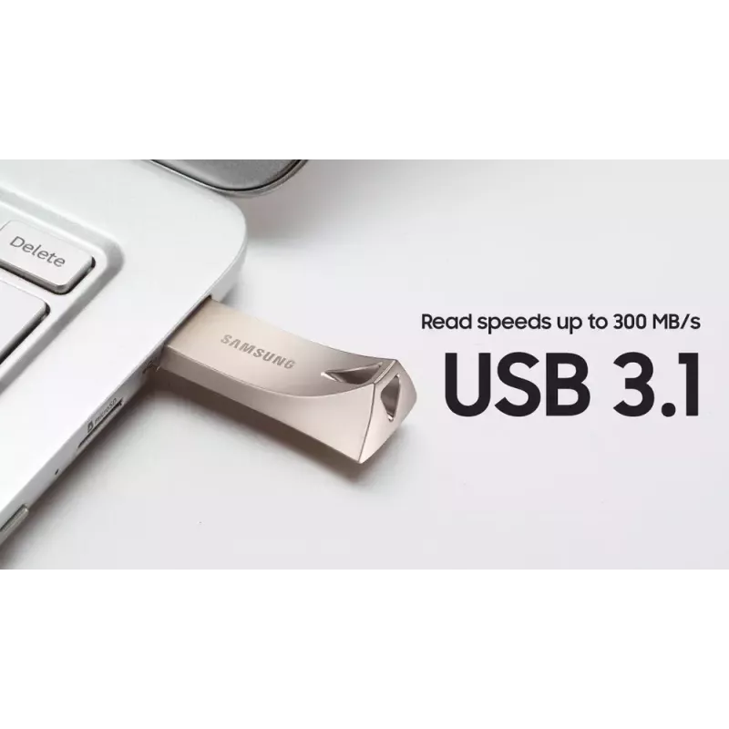 Samsung MUF-128BE USB-mälupulk 128 GB USB Type-A 3.2 Gen 1 (3.1 Gen 1) Hõbedane