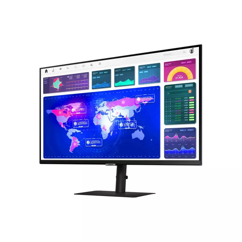 Samsung S32A600NWU arvutimonitor 81,3 cm (32 tolli) 2560 x 1440 pikslit Quad HD Must
