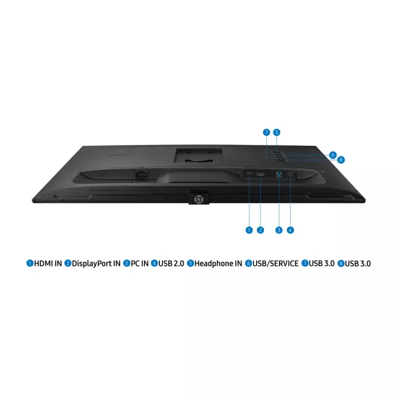 Samsung S32A600NWU arvutimonitor 81,3 cm (32 tolli) 2560 x 1440 pikslit Quad HD Must
