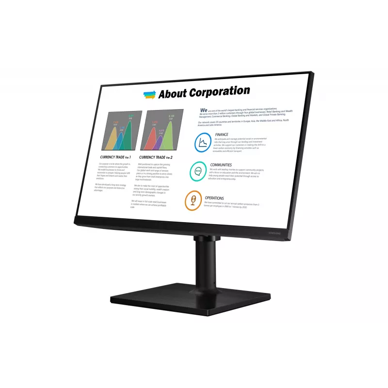 Samsung T45F arvutimonitor 68.6 cm (27 tolli) 1920 x 1080 pikslit Full HD LED must