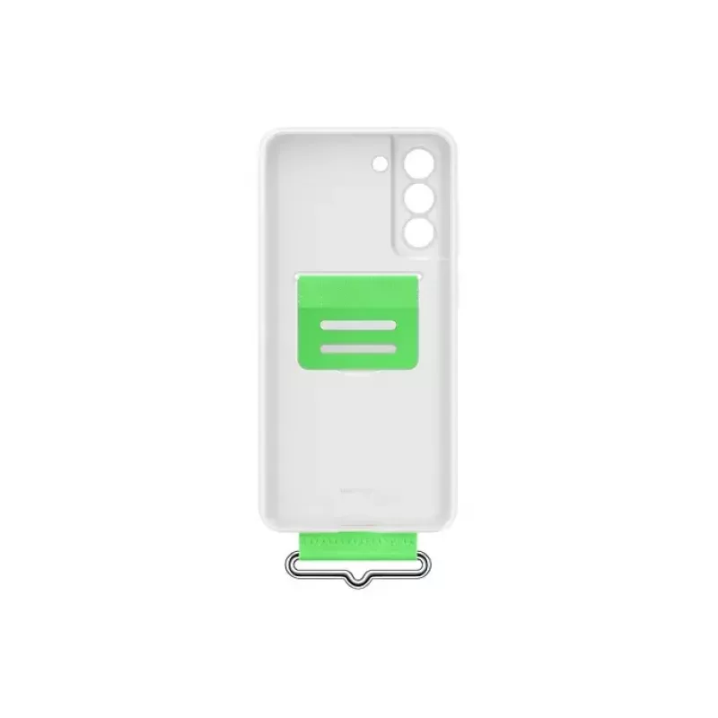 Samsung Silicone tagakaas koos Strap Valge Samsung Galaxy S21 FE