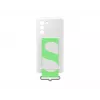 Samsung Silicone tagakaas koos Strap Valge Samsung Galaxy S21 FE