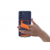 Samsung Silicone tagakaas koos Strap Valge Samsung Galaxy S21 FE