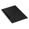 Tahvelarvuti raamatkaanekott Samsung EF-ZX800P Galaxy Tab S8+ / S7+ / S7 FE jaoks, sobib 12,7-tollisele ekraanile, must