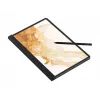 Tahvelarvuti raamatkaanekott Samsung EF-ZX800P Galaxy Tab S8+ / S7+ / S7 FE jaoks, sobib 12,7-tollisele ekraanile, must