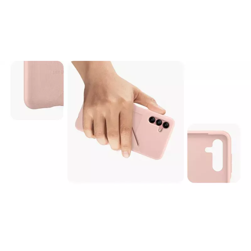 Mobiiltelefoni ümbris Samsung Galaxy A04s EF-OA047TZEGWW, ümbris 16,5 cm (6,5-tollistele) ekraanidele, roosa, 1 kaarditasku
