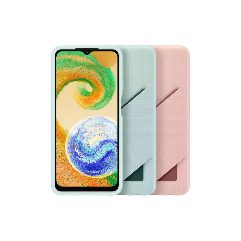 Telefoniümbris Samsung EF-OA047TGEGWW ümbris Galaxy A04s-le, TPU, kuni 16,5 cm (6,5 inch) ekraanile, roheline, 1 kaarditasku