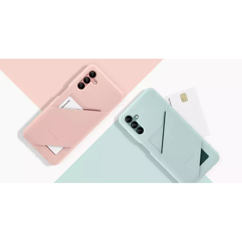 Telefoniümbris Samsung EF-OA047TGEGWW ümbris Galaxy A04s-le, TPU, kuni 16,5 cm (6,5 inch) ekraanile, roheline, 1 kaarditasku