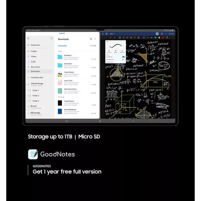 Samsung Galaxy Tab S9 SM-X716B 5G Snapdragon 128 GB 27,9 cm (11 tolli) 8 GB Wi-Fi 6 (802.11ax) Android 13 Grafiit