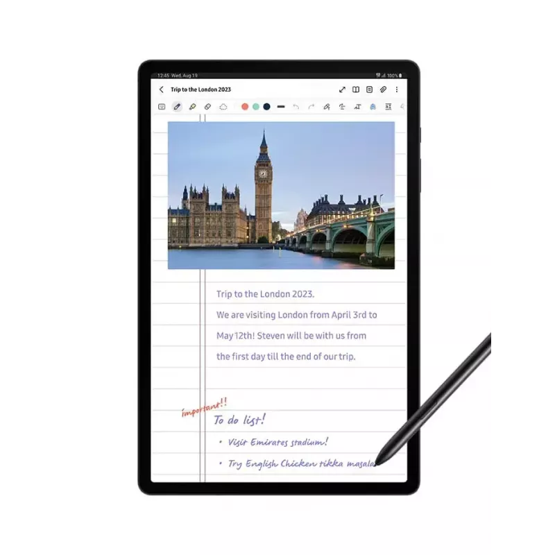 Samsung Galaxy Tab S9 SM-X716B 5G Snapdragon 128 GB 27,9 cm (11 tolli) 8 GB Wi-Fi 6 (802.11ax) Android 13 Grafiit