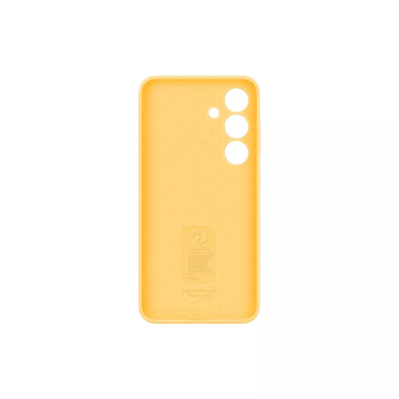 Samsung Galaxy S24 kollane silikoonümbris ühevärviline liibuv sobivus