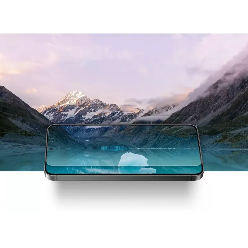 Ekraanikaitse Samsung Galaxy S24+ kriimukindel läbipaistev 2 tk