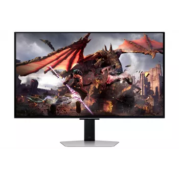 Samsung G80SD arvutimonitor 81,3 cm (32-tolline) 3840 x 2160 pikslit 4K Ultra HD OLED hõbedane