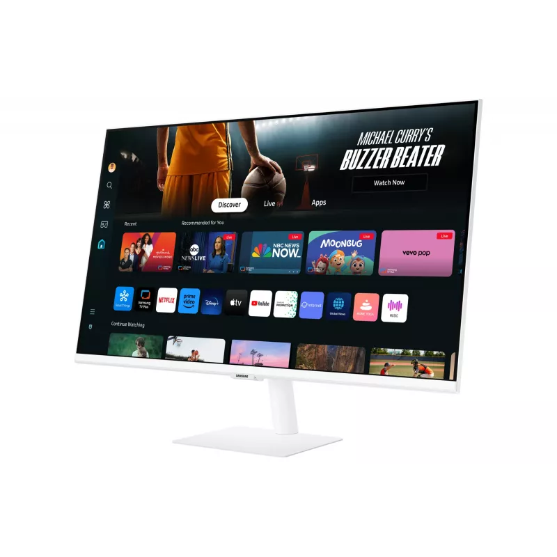 Samsung M70D arvutimonitor 81,3 cm (32 tolli) 3840 x 2160 pikslit 4K Ultra HD LED valge